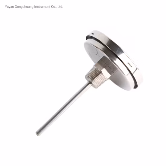 High Quality Industrial Stainless Steel 2.5inch Bimetal Thermometer 0-200
