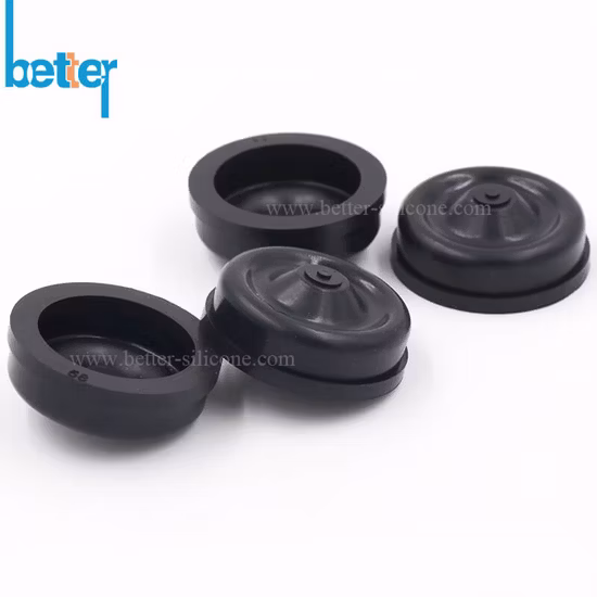 Sello de diafragma sanitario de caucho de silicona EPDM NBR personalizado para manómetro/transmisor